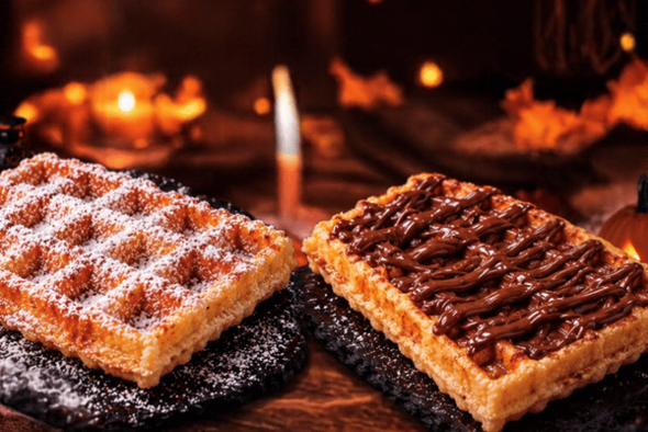 gaufre sucre et nutella