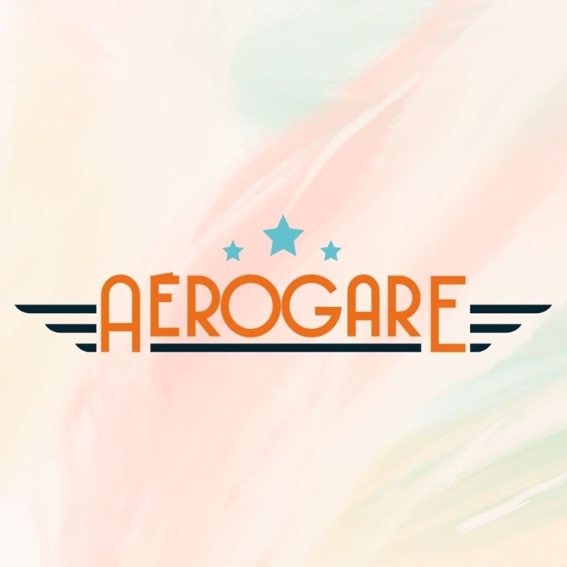 Logo de l'Aérogare, le restaurant type restauration rapide du parc Bagatelle