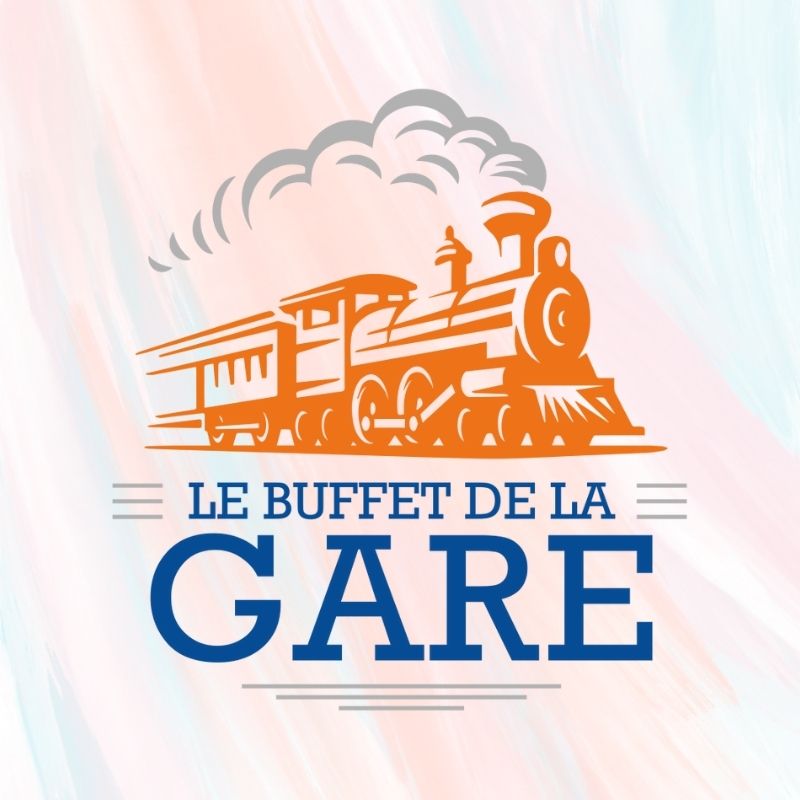 Logo du Buffet de la Gare, un stand sandwichs et snacks du parc Bagatelle
