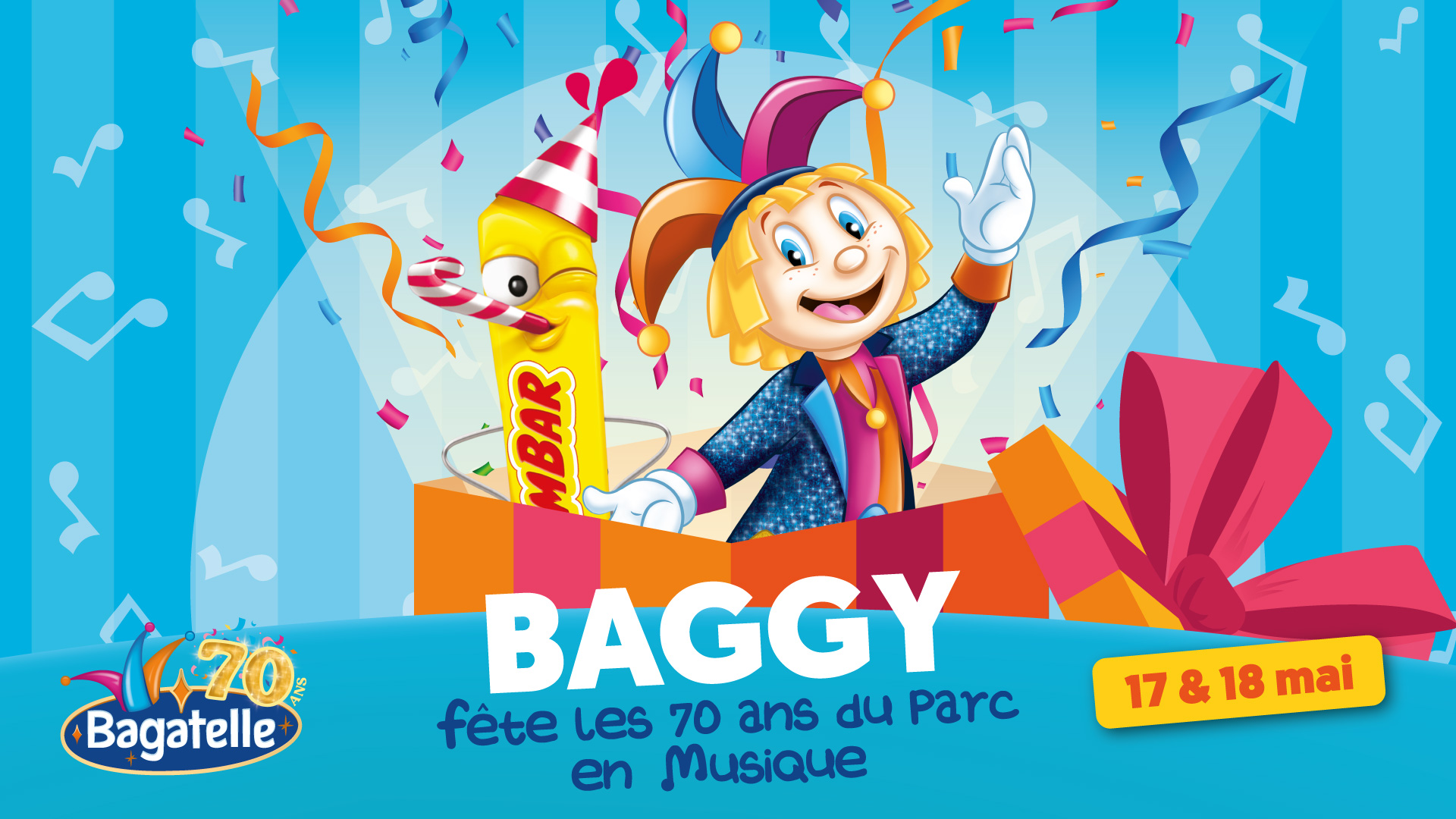 Baggy fête l'anniversaire de Bagatelle 17 et 18 mai